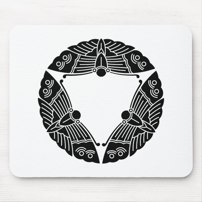 Alfombrilla De Ratón Tres mariposas (Frente)