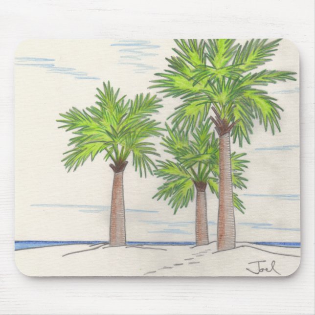 Alfombrilla De Ratón TRES mousepad de PALMS (Frente)