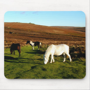Alfombrilla De Ratón Tres ponis en Dartmoor