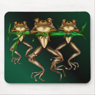 Alfombrilla De Ratón Tres ranas Mousepad
