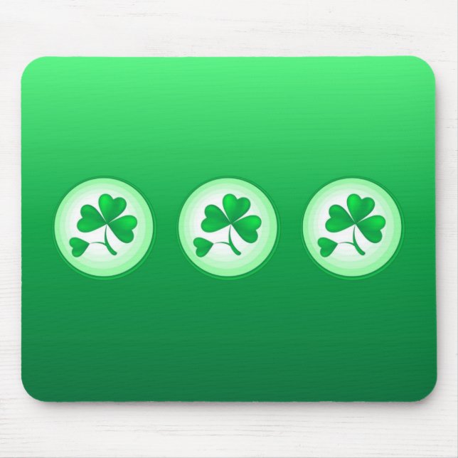 Alfombrilla De Ratón Tres tréboles (Frente)