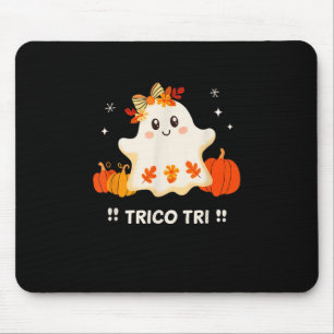 Alfombrilla De Ratón Tri Cute Halloween Espeluznante Fantasma Mexicano