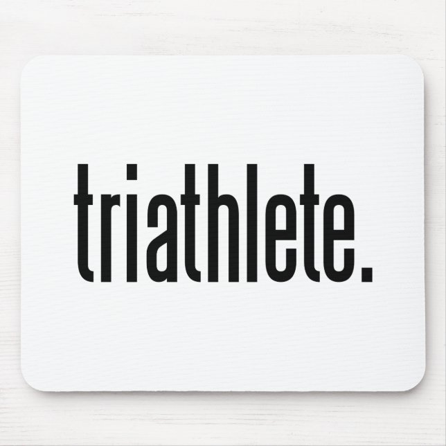 Alfombrilla De Ratón Triathlete. (Frente)