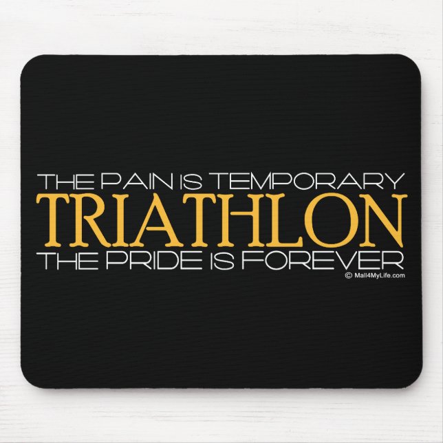 Alfombrilla De Ratón Triathlon - el orgullo es Forever (Frente)