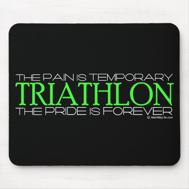 Alfombrilla De Ratón Triathlon - el orgullo es Forever (Frente)