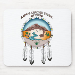 Alfombrilla De Ratón Tribu de Lipan Apache de Tejas Mousepad