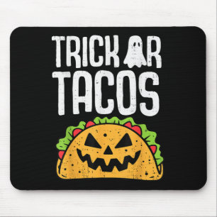 Alfombrilla De Ratón Trick Or Tacos Halloween Mexicanos Costumbres De C