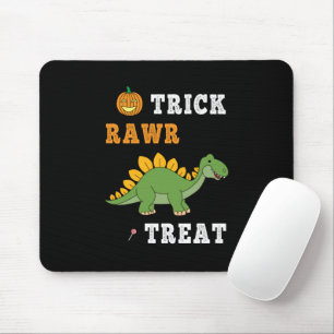 Alfombrilla De Ratón Trick Rawr Tret Cute Halloween Stegosaurus Dino
