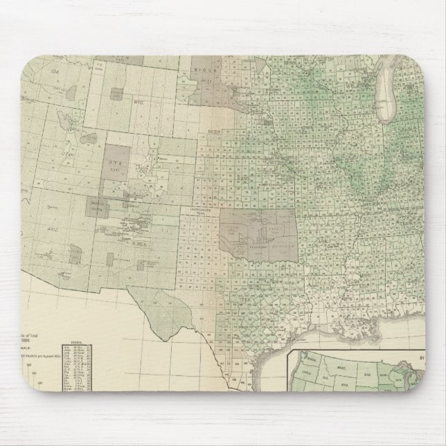 Alfombrilla De Ratón Trigo por milla cuadrada (Frente)