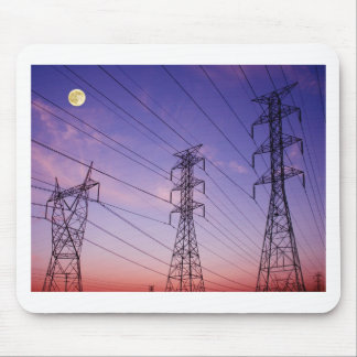 Alfombrilla De Ratón Triple de línea eléctrica
