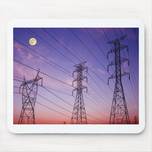 Alfombrilla De Ratón Triple de línea eléctrica (Frente)