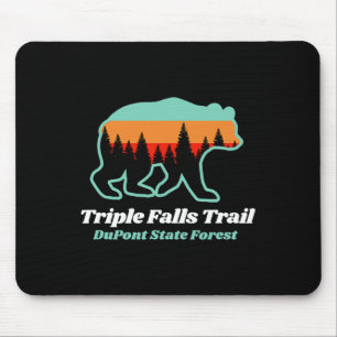 Alfombrilla De Ratón Triple Falls Trail Dupont State Forest Bear Souven