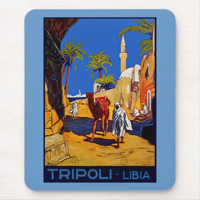 Alfombrilla De Ratón Trípoli - Libia (Frente)