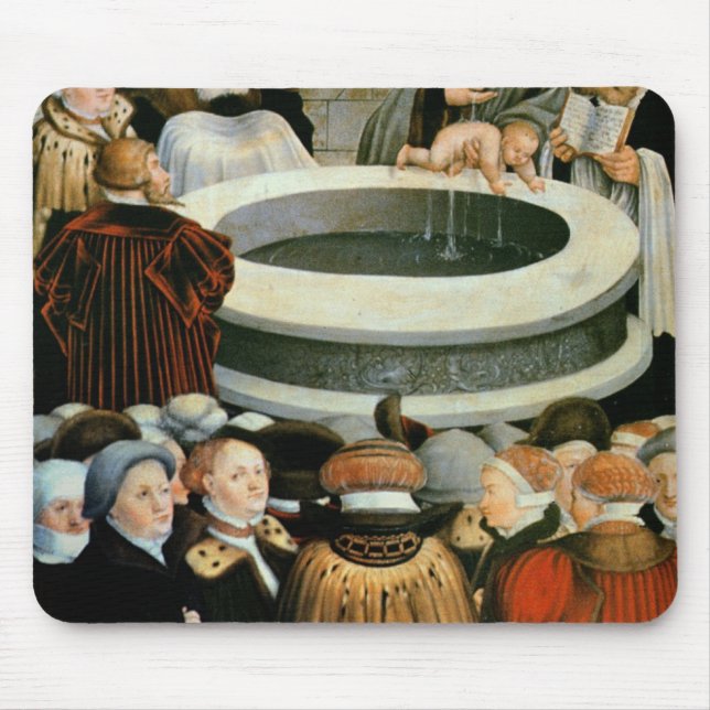 Alfombrilla De Ratón Tríptico, el panel izquierdo, Philipp Melanchthon (Frente)