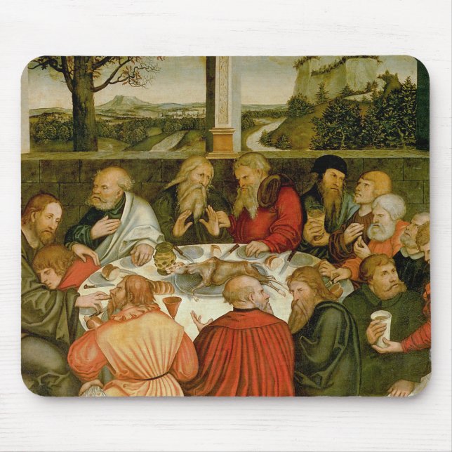 Alfombrilla De Ratón Tríptico, el panel izquierdo, Philipp Melanchthon (Frente)