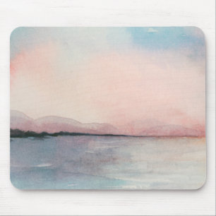 Alfombrilla De Ratón Triptilch Sea Sunset - Colores de agua Pastel