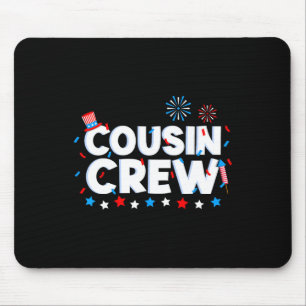 Alfombrilla De Ratón Tripulación 4 De Julio Concurso Familiar Patriótic