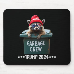 Alfombrilla De Ratón Tripulacion de Basura Mapache Mega Trump 2024 
