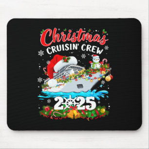 Alfombrilla De Ratón Tripulación de Crucero de Navidad 2025 Familia Com