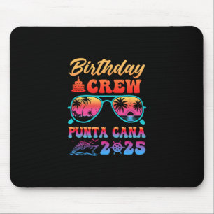 Alfombrilla De Ratón Tripulación de cumpleaños en Punta Cana Vacaciones