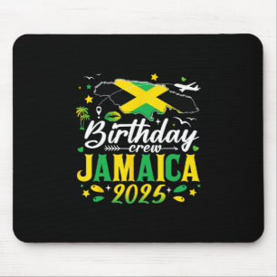 Alfombrilla De Ratón Tripulación de cumpleaños Jamaica 2025 Vacaciones 