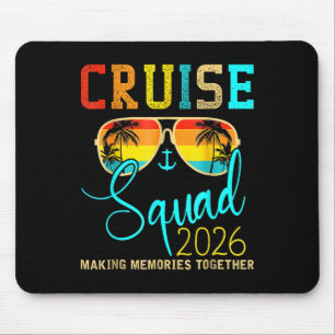 Alfombrilla De Ratón Tripulación de la escuadra Crucero 2026 Vacaciones
