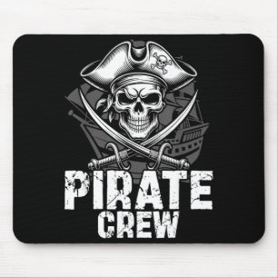Alfombrilla De Ratón tripulación de piratas divertido disfraz fiesta ho