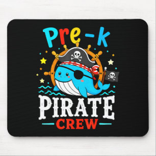 Alfombrilla De Ratón tripulación de piratas pre-k ballena maestro estud