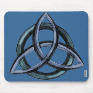 Alfombrilla De Ratón Triquetra (azul)