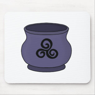 Alfombrilla De Ratón Triskele Triskelion Triple espiral Cauldron
