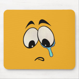 Alfombrilla De Ratón Triste Emoji