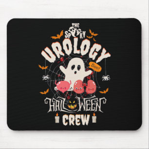 Alfombrilla De Ratón Triste equipo de urología de Halloween, linda enfe