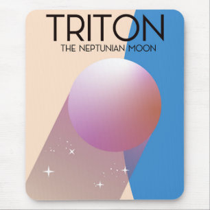 Alfombrilla De Ratón Tritón - La luna neptuniana