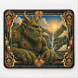 Alfombrilla De Ratón Troll, Art Deco Mitológico