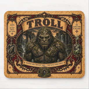 Alfombrilla De Ratón Troll, Monstruo de Circo Antiguo