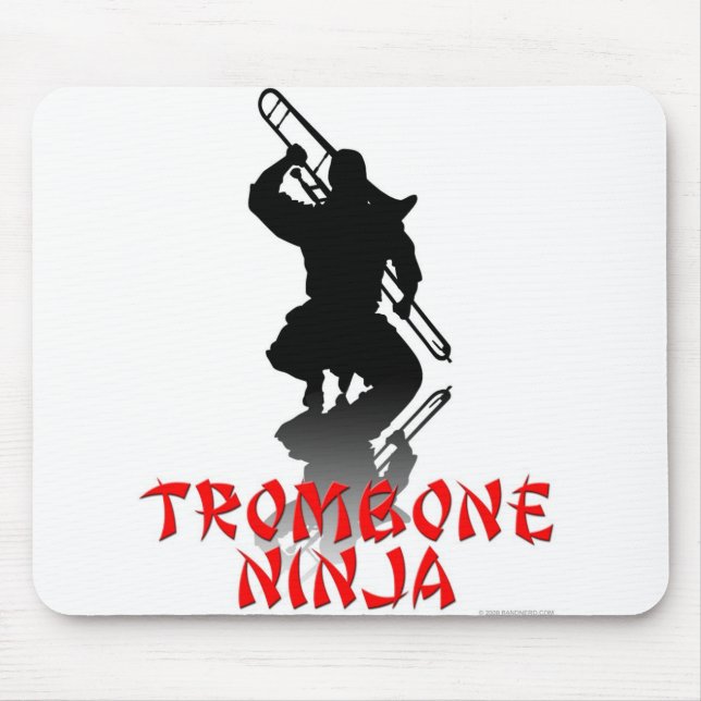 Alfombrilla De Ratón Trombone Ninja (Frente)