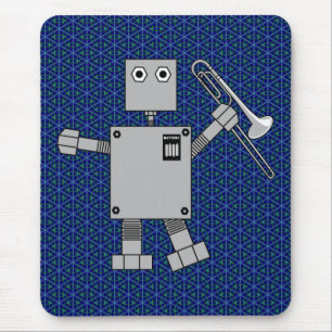 Alfombrilla De Ratón Trombone Robot