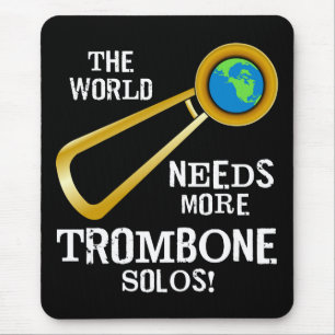 Alfombrilla De Ratón Trombone Solos