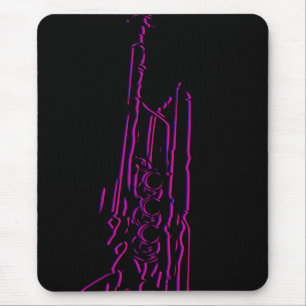 Alfombrilla De Ratón Trompeta abstracta Mousepad del jazz