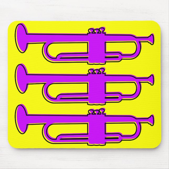 Alfombrilla De Ratón trompetas de odd-Rex (Frente)