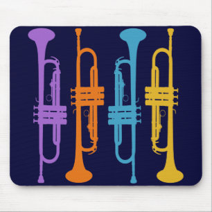 ALFOMBRILLA DE RATÓN TROMPETAS RETRAS