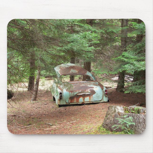 Alfombrilla De Ratón Tronco en los baúles de djoneill (Frente)