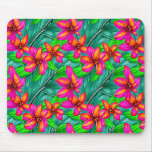 Alfombrilla De Ratón Tropical Paradise Floral Pattern