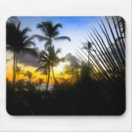Alfombrilla De Ratón Tropical Sunset Print Mouse Pad