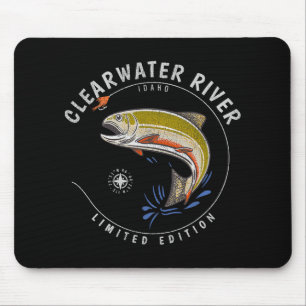 Alfombrilla De Ratón Trucha del río Clearwater pesca con mosca Souvenir