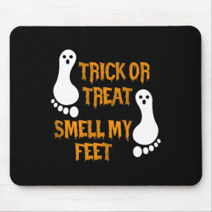 Alfombrilla De Ratón Truco divertido o trato oler mis pies Halloween