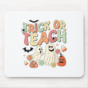 Alfombrilla De Ratón Truco O Enseñanza Del Profesor De Halloween Groovy