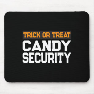Alfombrilla De Ratón Truco O Trata La Seguridad De Los Candy Mamá Papá 