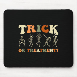 Alfombrilla De Ratón Truco O Tratamiento Terapia Física Halloween Skel