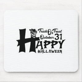 Alfombrilla De Ratón ¡Truco o trato! 31 de octubre - Feliz Halloween